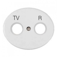 Центральная пластина R+ТV ABB Tacto Белый (5550 BL)