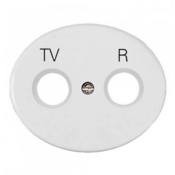 Центральная пластина R+ТV ABB Tacto Белый (5550 BL)