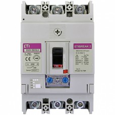 Промышленный автоматический выключатель ETI ETIBREAK EB2S 250/3LA 3p 250A 16кА (4671888)