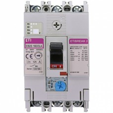 Промышленный автоматический выключатель ETI ETIBREAK EB2S 160/3LA 3p 125A 16кА (4671884)