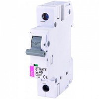 Автоматический выключатель ETI ETIMAT 6 1p 40А тип C 6кА (2141520)