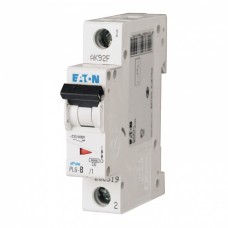 Автоматический выключатель Eaton PL6 1p 25А тип B 6кА (286523)
