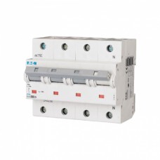 Автоматический выключатель Eaton PLHT 3p+N 80А тип D 20кА (248074)