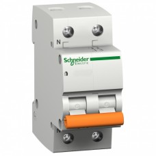 Автоматический выключатель Schneider Electric ВА63 1p+N C 10А 4.5kA Домовой (11212)