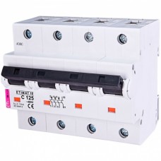 Автоматический выключатель ETI ETIMAT 10 3p+N 125А тип C 15кА (2136733)
