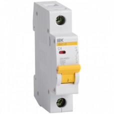Автоматический выключатель IEK ВА47-29 1p 4А тип C 4,5кА (MVA20-1-004-C)