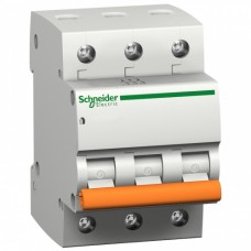 Автоматический выключатель Schneider Electric ВА63 3p C 50А 4.5kA Домовой (11228)