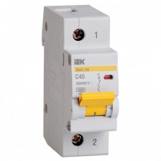 Автоматический выключатель IEK 40A ВА47-100 1p C 10kA (MVA40-1-040-C)