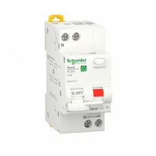 Дифференциальный автомат Schneider Electric Resi9 6kA 1P+N 16A C 30mA тип А (R9D55616)