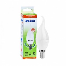 Светодиодная лампа DELUX BL37B 6 Вт tail 3000K 220В E14 (90005410)