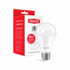Светодиодная лампа MAXUS A60 10W 4100 К 220V E27 (1-LED-776)