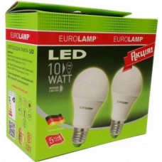 Светодиодная лампа EUROLAMP ЕКО A60 10W E27 3000K (LED-A60-10272(E))