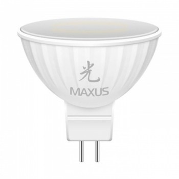 Светодиодная лампа MAXUS SAKURA MR16 5W теплый свет 3000K 220V GU5.3 AP (1-LED-401-01)