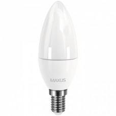 Светодиодная лампа MAXUS C37 CL-F 4W яркий свет 4100K 220V E14 (1-LED-5312)