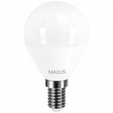 Светодиодная лампа MAXUS G45 F 4W яркий свет 4100K 220V E14 (1-LED-5412)