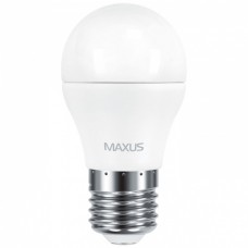 Светодиодная лампа MAXUS G45 6W теплый свет 3000K 220V E27 (1-LED-541)