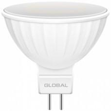 Светодиодная лампа GLOBAL MR16 5W теплый свет 3000K 220V GU5.3 (1-GBL-113)