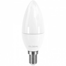 Светодиодная лампа GLOBAL C37 CL-F 5W теплый свет 3000К 220V E14 AP (1-GBL-133-02)