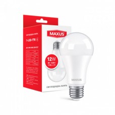 Светодиодная лампа MAXUS A60 12W 4100 К 220V E27 (1-LED-778)