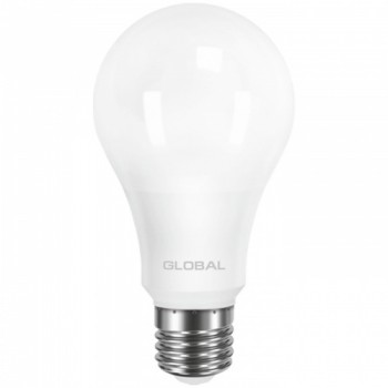 Светодиодная лампа GLOBAL A60 12W яркий свет 4100К 220V E27 AL (1-GBL-166-02)