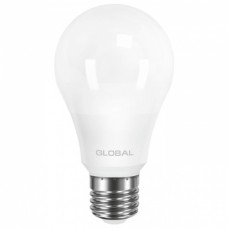 Светодиодная лампа GLOBAL A60 10W теплый свет 3000К 220V E27 AL (1-GBL-163)