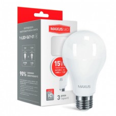 Светодиодная лампа MAXUS A70 15W 3000 К 220V E27 (1-LED-567-01)