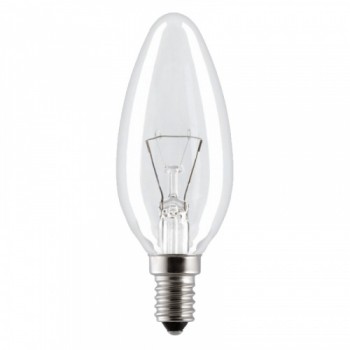 Лампа накаливания свеча Philips B35 60W Е14 прозрачная (926000009520)