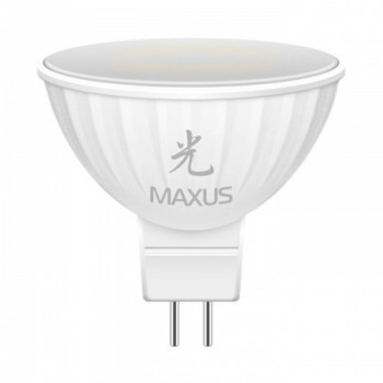 Светодиодная лампа MAXUS SAKURA MR16 4W теплый свет 3000K 220V GU5.3 AP (1-LED-405-01)