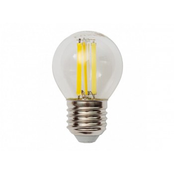 Филаментная светодиодная лампа Luxel 076-H G45 (filament) 6W E27 2700K (076-H 6W)