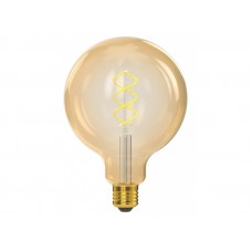 Филаментная светодиодная лампа Luxel 070-HG 6W G125 E27 1800K (070-HG) Gold
