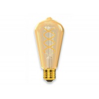 Филаментная светодиодная лампа Luxel 079-HG 6W ST64 E27 1800K (079-HG) Gold