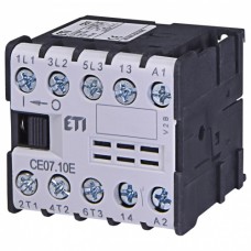 Контактор миниатюрный ETI CE 07.10-230V-50/60Hz (4641023)