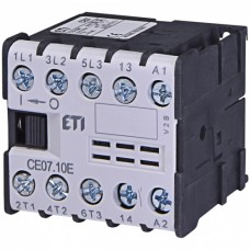 Контактор миниатюрный ETI CE 07.10-24V-50/60Hz (4641020)