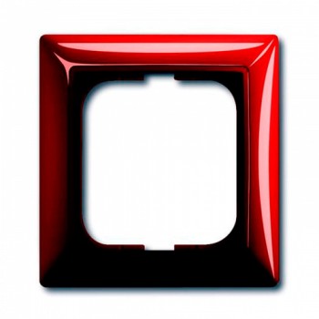 Однопостовая рамка АВВ Basic55 Красный (2511-97-507)