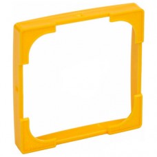 Декоративная накладка к рамке АВВ Basic55 1 пост желтый (2516-905-507)