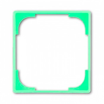 Декоративная накладка к рамке АВВ Basic55 1 пост флуоресцирующий (2516-907-507)