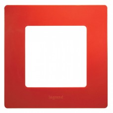 Однопостовая рамка LEGRAND Etika Красный (672531)