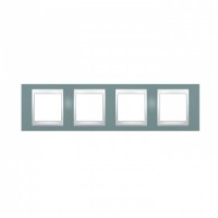 Четырехпостовая рамка горизонтальная Schneider Unica Синий (MGU6.008.873)