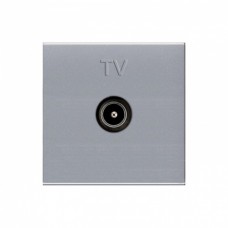 Розетка TV ABB Zenit серебристый (N2250. 7 PL)