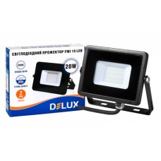 Прожектор светодиодный Delux FMI 10 LED 20Вт 6500K IP65 (90008734)
