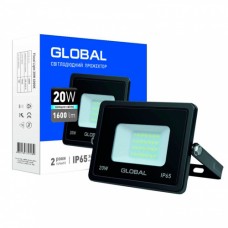 Прожектор GLOBAL LED Flood Light 20W 6000K (1-GBL-02-LFL-2060)