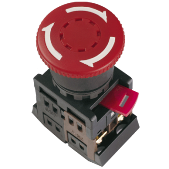 Кнопка IEK AE-22 красный (BBG10-AE-K04)