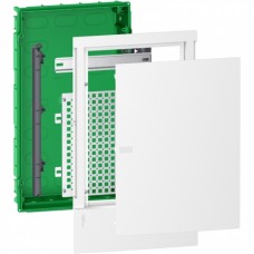 Мультимедийный щит встраиваемый Schneider Electric Mini Pragma 3 ряда Белая дверь (MIP312FU)