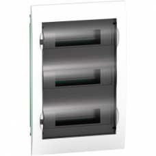Щит распределительный встраиваемый Schneider Electric Easy9 на 36 модулей (3х12) Прозрачная дверь (EZ9E312S2F)