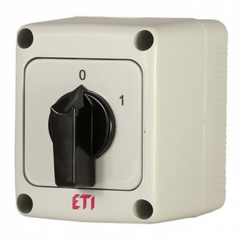 Выключатель в корпусе "0-1" (серо-черный) ETI CS 25 90 PN (4773155)
