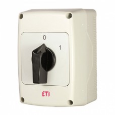 Выключатель в корпусе "0-1" (серо-черный) ETI CS 32 10 PNG (4773166)