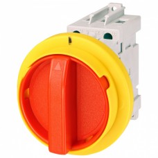 Выключатель нагрузки аварийный для монтажа на дверцу шкафа ETI LAS 40 D Y-R (желто-красная рукоятка) (4661208)