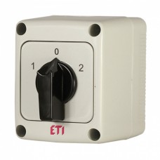 Переключатель в корпусе "1-0-2" (серо-черный) ETI CS 16 53 PN (4773196)